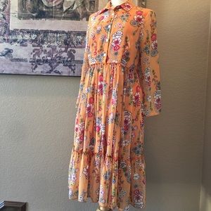 Wayward Fancies eShakti M-8 Prairie Floral Dress